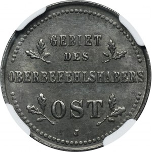 Ost, 1 Kopeck Hamburg 1916 J - NGC UNC DETAILS