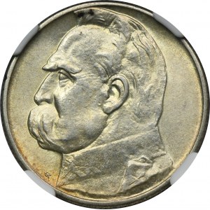 Piłsudski, 2 złote 1934 - NGC AU58