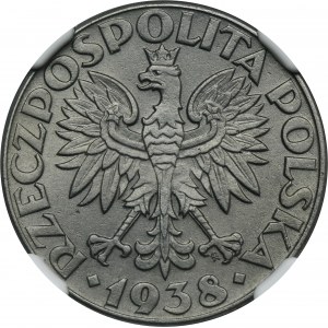 Generalna Gubernia, 50 groszy 1938 - NGC UNC DETAILS