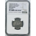 German Occupation, 50 groschen 1938 - NGC UNC DETAILS