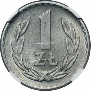 1 złoty 1966 - NGC MS64