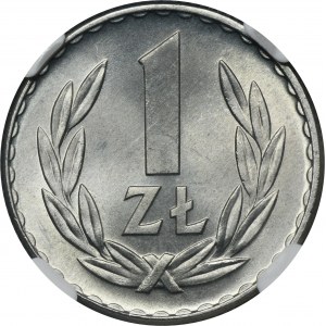 1 złoty 1949 Aluminium - NGC MS65