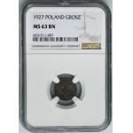 1 cent 1927 - NGC MS63 BN