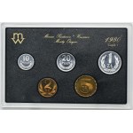 Zestaw, Zestawy rocznikowe monet obiegowych 1980, 1981 i 1988 (17 szt.)