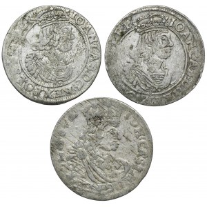 Set, John II Casimir, 6 Groschen (6 pcs.)