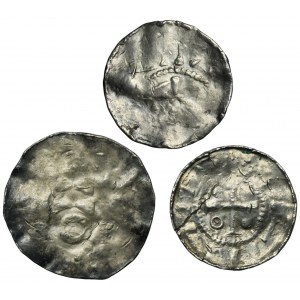 Set, Germany, early medieval Denarius (3 pcs.)