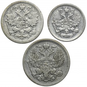 Set, Russia, Nicholas II, Kopeck Petersburg 1903 (3 pcs.)