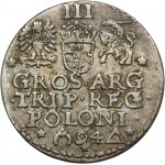 Žigmund III Vasa, Trojak Malbork 1594 - otvorený prsteň