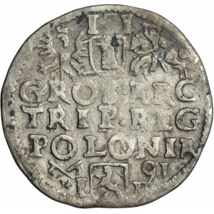 Sigismund III Vasa, 3 Groschen Posen 1591