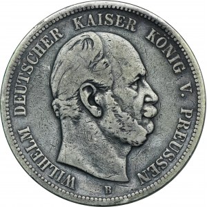 Německo, Pruské království, Vilém I., 5 marek Hannover 1875 B