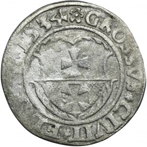 Sigismund I. der Alte, Pfennig Elbląg 1534 - PRV