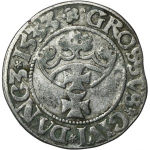 Zygmunt I Stary, Grosz Gdańsk 1533 - PR