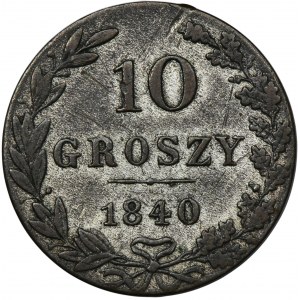 10 grošů Varšava 1840 MW