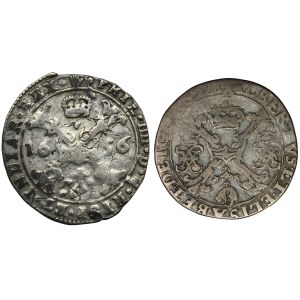 Set, Spanish Netherlands, Albert and Elizabeth, 1/4 Patagon (2 pcs.)