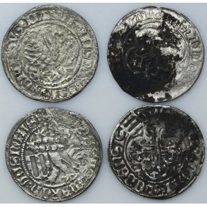 Súprava, Nemecko, Meissen, marec, Meissen penny (4 kusy).
