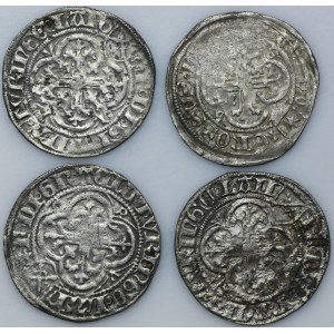 Súprava, Nemecko, Meissen, marec, Meissen penny (4 kusy).