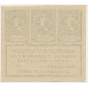 Warsaw, Food card for bread 1918