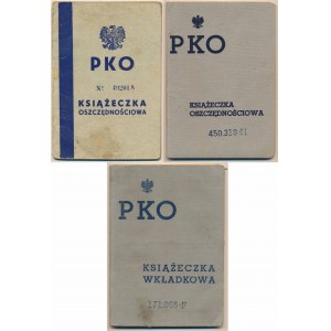 PKO, Savings Books (3 pieces).