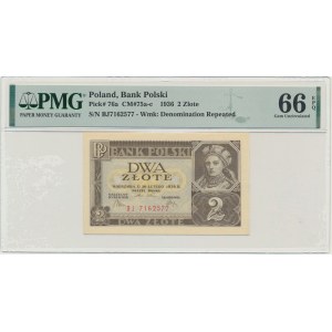 2 Gold 1936 - BJ - PMG 66 EPQ