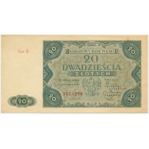 20 gold 1947 - D -.