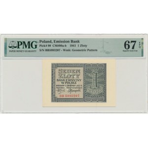 1 gold 1941 - BB - PMG 67 EPQ