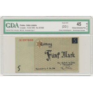 5 marek 1940 - GDA 45 NET - papier standardowy