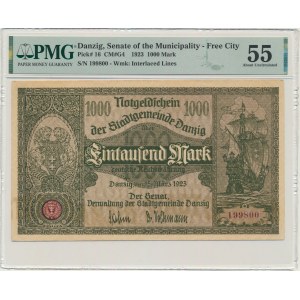 Gdansk, 1 000 mariek 1923 - PMG 55