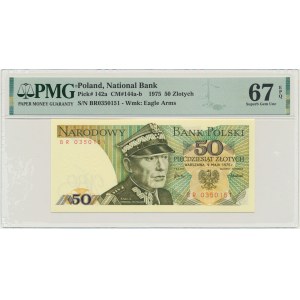 50 złotych 1975 - BR - PMG 67 EPQ