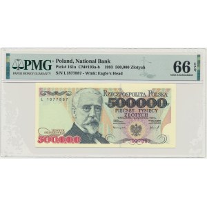 500 000 PLN 1993 - L - PMG 66 EPQ