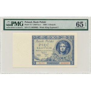 5 gold 1930 - Ser.CU. - PMG 65 EPQ