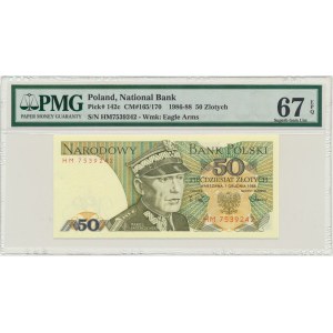 50 złotych 1988 - HM - PMG 67 EPQ