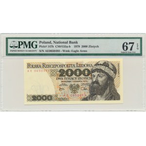 2.000 złotych 1979 - AE - PMG 67 EPQ
