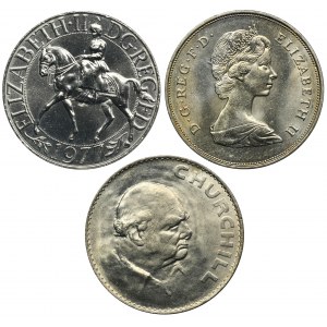 Set, Great Britain, Commemorative coins (3 pcs.)