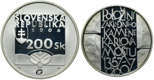 Set, Czech Republic and Slovakia, 200 Korun (2 pcs.)