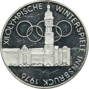 Austria, II Republika, 100 Szylingów Hall 1976 - XII Zimowe Igrzyska Olimpijskie