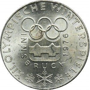 Rakúsko, Druhá republika, 100 šilingov Viedeň 1976 - XII. zimné olympijské hry