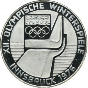 Österreich, Zweite Republik, 100 Schilling Wien 1976 - XII. Olympische Winterspiele