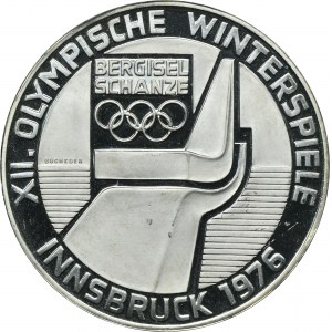 Austria, II Republika, 100 Szylingów Wiedeń 1976 - XII Zimowe Igrzyska Olimpijskie