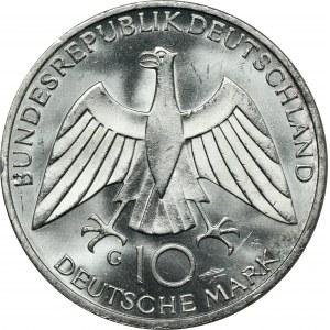 Germany, West Germany, 10 Mark Karlsruhe 1972 G - XX Olympic Games in Munich