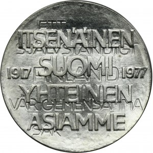Fínsko, 100 Markkaa Helsinki 1977 - 60. výročie nezávislosti