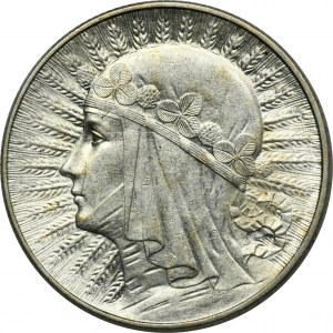 Głowa Kobiety, 5 złotych Warszawa 1934