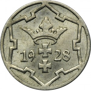 Free City of Danzig, 5 pfennig 1928