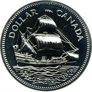Kanada, Elizabeth II, 1 dolar Ottawa 1979 - Griffon