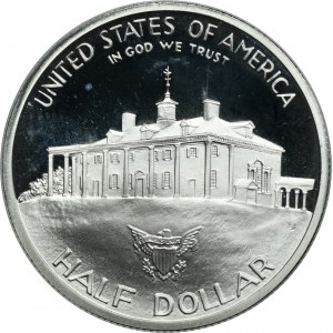 USA, 1/2 dolaru San Francisco 1982 S - 250. výročí narození George Washingtona
