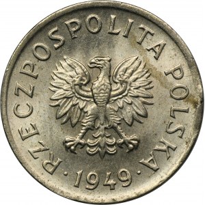 10 haléřů 1949 Miedzionikiel