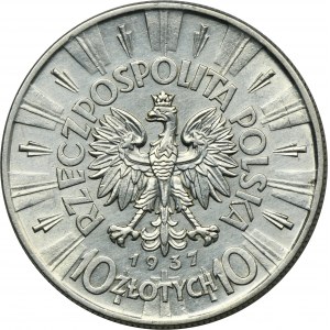 Piłsudski, 10 złotych 1937