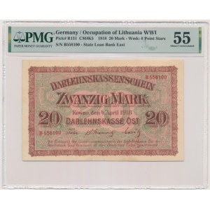 Kaunas, 20 značek 1918 - B - PMG 55