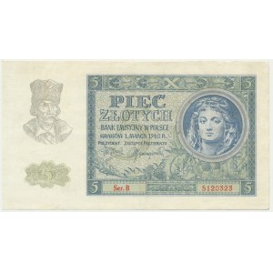 5 złotych 1940 - B -