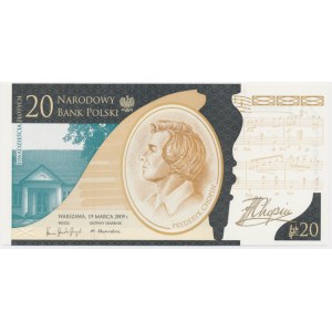 20 złotych 2010 - Fryderyk Chopin