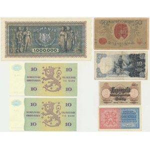 Group of European banknotes (7 pcs.)